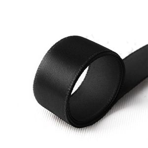 블랙 리본 1-1 / 2 인치 솔리드 그로 그라렌 10 15 25mm 리본 - 마당, Grosgrain 활, 헤어 활, 헤어 보우 부전 25Yards / lot