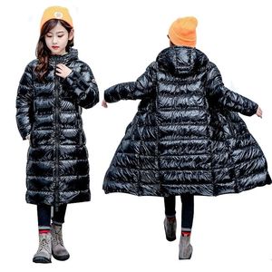 3-14 년 겨울 코트 2020 소녀 소년 겨울 블랙 / 레드 긴 재킷 Windproof Snowsuit 재킷 야외 후드 아이들 두꺼운 LJ201017