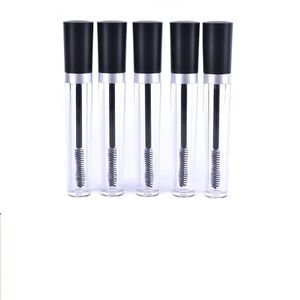Wholesale medium container for sale - Group buy 2021 ML Plastic Clear Empty Mascara Tube Vial Bottle Container with Black Cap for Eyelash Growth Medium Mascara