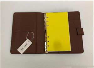 19CM*12.5CM Agenda Note BOOK Cover Leather Diary Leather with dustbag and Invoice card Note books Hot Sale Style Gold ring 888