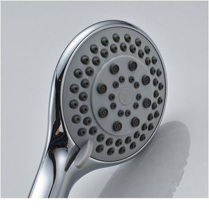 Duş Başlığı ABS Krom Banyo Banyo Duş Su Tasarrufu Yüksek Basınç Yuvarlak Şekil El Gösterisi Jlledg