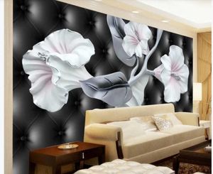 Wunderschöne Landschaft Wallpapers 3D Wandbilder Tapete Für Wohnzimmer Geprägte Blume Tapeten TV Hintergrund