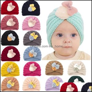 Caps & Hats Accessories Baby, Kids Maternity Infant Baby Hat Stberry Headwear Children Toddler Crochet Indian Turban Soft Comfortable Autumn