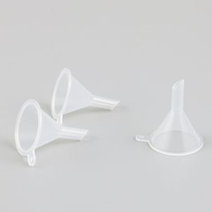 Promozione!! Piccolo mini imbuto in PP in plastica Strumento cosmetico per paniera ecologica 100 pezzi