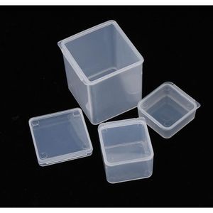 Wholesale craft beads sale resale online - Small Square Clear Plastic Storage Box Transparent Jewelry Storage Boxes Creative Hot Sale Beads Crafts jllNFN mx_home