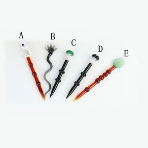 Colorful Glass Wax Dab Tool Dabber Tools Smoking Accessories For Waxes Oil Tobacco Banger Nails Rig Bong Water Pipe