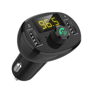 Handsfree Wireless Bluetooth Car Kit Audio Music MP3 Player Quick Dual USB Car Charger FM Transmitter MP3 Music U disk AUX Player