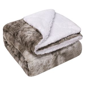 Autunno Inverno Cashmere Coperta Coperta di Pelliccia singola Pelliccia singola Pelliccia singola Coperte Coperte Tie Dye Peluche Calda Coperta Fleece Coperta Studente Dormitorio 201222