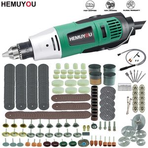 Electric Drill Dremel Grinder Engraver Pen Grinder Mini Drill Electric Rotary Tool Grinding Machine 260W Dremel Accessories 201225