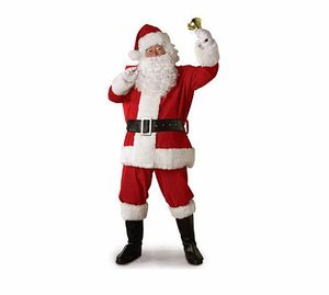 Costume Accessories 2021 Christmas Fashion Design Santa Claus Mascot Cartoon Cosplay Dress Customize Carnival For Adult