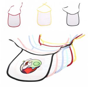 Önlüğü bebek tükürük havlu Önlüğü üreticisi toptan çocuk pirinç torbasına kadar boş dantel baskı Isı transferi 3 5EX H2 özelleştirilmiş