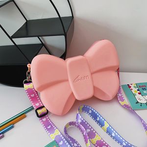 Decompression Toy Cartoon cute color silicone bag coin wallet messenger should bag cell phone girl birthday gift