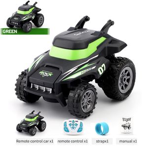 2.4GHz Children Watch Remote Control Car Waterproof Stunt 360 Degree Rotating Dump Truck Flashing Lights Sports Car Kids Toys