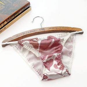 New Pure Silk Panties Sexy Women 100% Mulberry Silk Adjustable Bikini FREE SHIPPING 201112