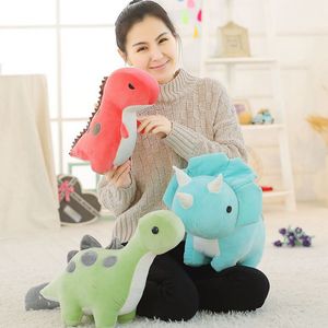 30/50cm Dinosaur Plush Toys Cartoon Stuffed Toys Animal Dolls Soft Lovely Dino Hug Sleep Pillow For Kids Children Birthday Gifts LJ201126