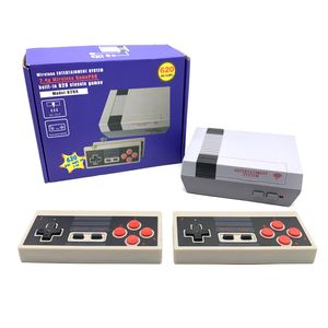 Kablosuz Eğlence Sistemi Bulit 620-in Klasik Oyunlar Retro Aile Video Oyun Konsolu AV-OUT NES FC için 2.4G Çift El Gamepad ile