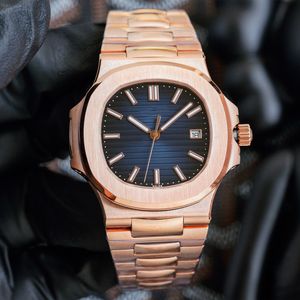 AAA Mens Relógios Relógio Mecânico Automático 40mm Relógios de Pulso de Negócios À Prova D 'Água Montre De Luxe Presentes Relógio de Pulso de Ouro Rosa
