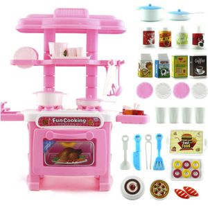 Promocyjna cena! Nowe dzieci Kuchnia Zestaw Dzieci Kuchnia Zabawki Gotowanie Model Symulacja Kolorowa Zabawka Edukacyjna Dla Dziewczyny Baby LJ201009