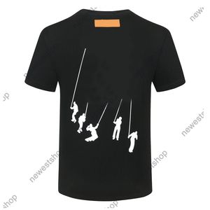 2022 Yaz Erkek Tişörtleri Büyük Mektup Baskı Tshirts Europe İtalya Sokak Gündelik Pamuk İnsanları Tişörtler Moda Tasarımcı T Shirt