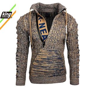 Pullover Männer Hoodies Casual Pullover Hemd Herbst Winter Slim Fit Langarm Herren Pullover Gestrickte Baumwolle Pull Homme Top