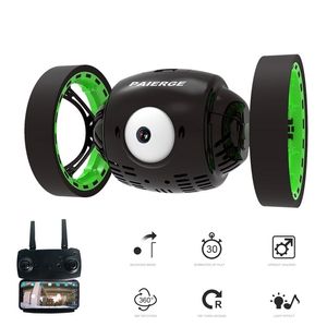 Bouncing with WIFI Camera 2.0MP Amazing Jumping Ability 360 Rotation Stunt RC Robot Remote Control Car kids Toys 201211