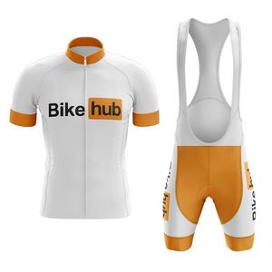 Maglia da ciclismo estate 2022 Set Maillot Ciclismo Hombre Abbigliamento da bici bianco Gel traspirante Pad MTB