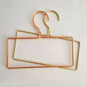 Fashion Rose Gold Hangers For Clothes Scarf Towel Drying Storage Organizer Rack Adult And Children Hanger