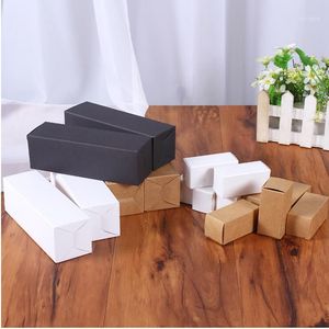 Gift Wrap 30pcs Small Size Kraft Paper Box Lipstick Packaging Little Glass Bottle Candle Cardboard1