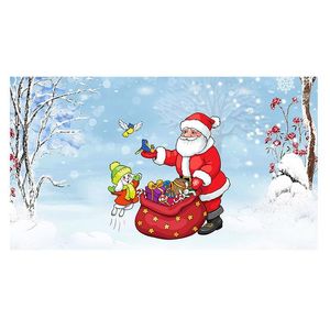 Merry Christmas Noel Baba Noel Bayrağı 3x5 Feet Yüksek Kalite Çift Dikişli Yüksek Kaliteli Fabrika Doğrudan Pirinç Grommets ile Polyester Tedarik