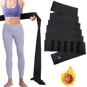 Waist Trainer Women Dress Slimming Body Shaperwear Belt Fat Compression Strap Tummy Wrap Trimmer Sauna Corset Elastic 220125