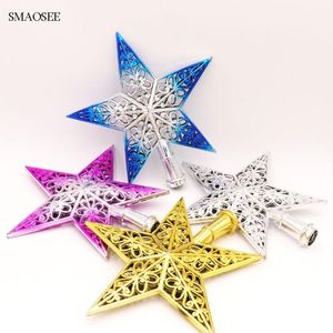 Christmas Decorations 2021 Decoration For Home Tree Top Star Topper Xmas Accessories Ornament Supplies1