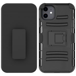 Clipe de cinto kickstand à prova de choque tpu pc slide 2 em 1 capa híbrida para iphone 12 11 pro max