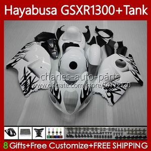 1300CC Hayabusa For SUZUKI GSX-R1300 GSXR-1300 GSXR 1300 CC 74No.37 GSXR1300 1996 1997 1998 1999 2000 2001 GSX R1300 2002 2003 2004 2005 2006 2007 Fairing white flames