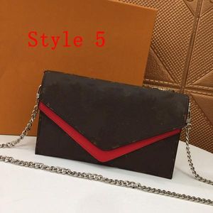 Neue hochwertige Mode 2021 Druck Leder Damen Handtaschen Geldbörsen Leder Schulter Messenger Bag Prominente Umhängetasche mit Box