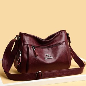 Designer multi-camada único zíper bolsa de luxo saco feminino 2020 Nova alta qualidade macia de couro macio maciço