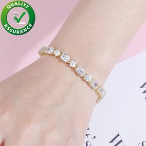 Diamond Bracelet Iced Out Tennis Chain Luxury Designer Jewelry Fashion Womens Bracelets Gold Silver Bangle Hip Hop Charm Rapper Accessories