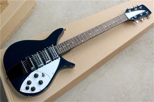 Solid Body 6-snarige elektrische gitaar met 3 pickups, palissander toets, witte slagplaat, kan worden aangepast