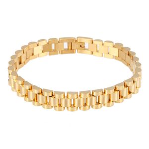 Venda quente mens digner marca famosas stainls aço 18k pulseira de ouro