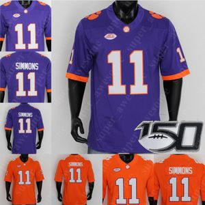 Camisa de futebol NCAA Clemson Tigers Trenton Simpson Baylon Spector Regan Upshaw Keith Maguire LaVonta Bentley DeMonte Capehart Greg Williams