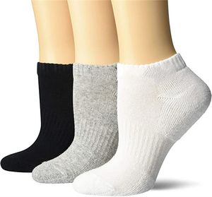 Top Famous Fashion Hot Men's training socks 100% cotton thickened white grey black stockings socks combination