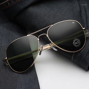 Sunglasses Aviation Men 2021 American Army Optical AO57 Sun Glasses Pilot Driving Moda Masculino1