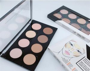 Makeup Highlighter Kontur Pro Eyeshadow Palette 8 Kolory Face Foundation Proszek Concealer Eye Shadow Beauty Cosmetics