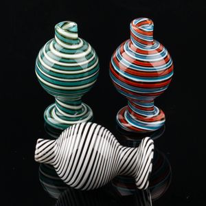 Accessori per fumatori colorati Berretto in vetro USA Carb Stile cappello con cupola a foro per bong Banger al quarzo Chiodi piattaforme petrolifere