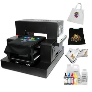 Automatisches A3-DTG-Drucker-Flachbett-T-Shirt Druckmaschine mit Textiltinte für Leinwand-Tasche-Schuh-Hoodie direkt in die Kleidungsstücke