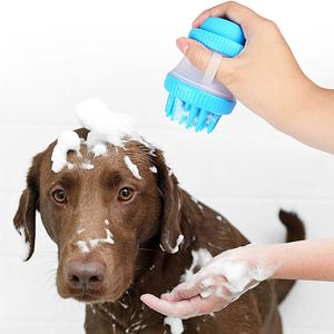 Cão Grooming Bath Brush Lavagem Pés Limpeza Beleza Massagem Descontaminação Proteção Ambiental Multi-função Silicone
