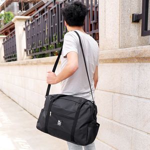 32L Large Capacity Luggage Bag Shoulder Bag Oxford Cloth Travel Trolley Luggage Bag Hand Bags Clothes Storage Pouch Organizer Bags WVT0691