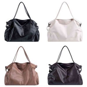 NXY Torebki Torby na ramię dla kobiet Duży Hobo Shopper Solid Color Quality Soft Leather Crossbody Lady Travel Donituj 0209