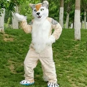 2022 Fox Dog Fursuit Костюмы талисмана Хэллоуин, причудливые вечеринки платье мультфильма персонаж карнавал Xmas Paster Реклама на день рождения вечеринка