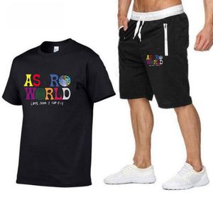 Kvinnor Tracksuit Mäns Sportkläder T-shirts + byxor kostym Running Shorts Sats Sport Joggers Training Gym Fitness Passit Tees Short Sleeve 19 colo