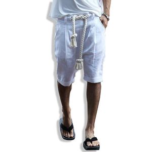 Pantalones cortos para hombres Hombres de verano Punk Fashion Casual Street Masculino Playa Cinturón Ropa de ropa Ropa K145